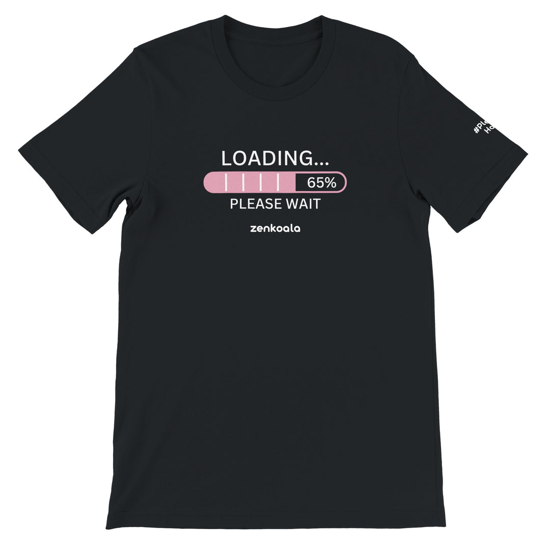 Loading feel-good tee in black, Zen Koala Australia