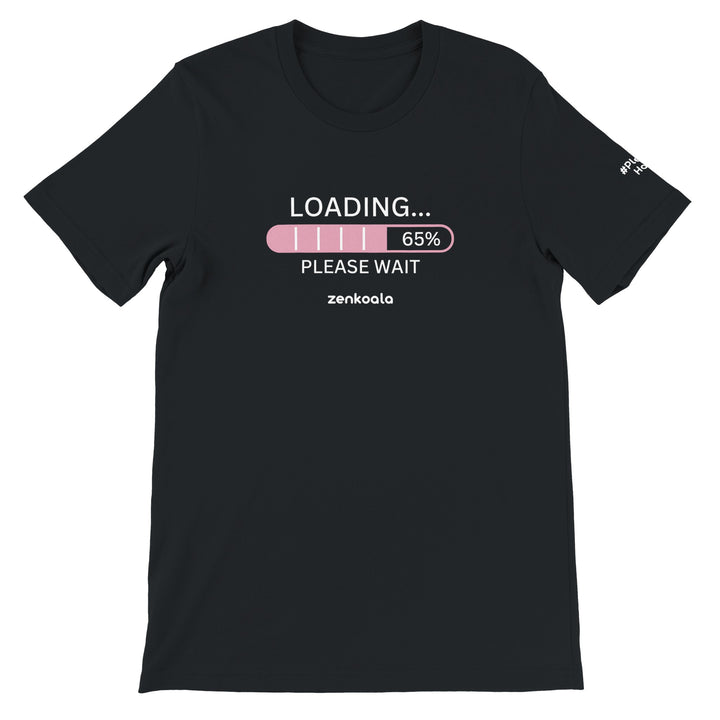 Loading feel-good tee in black, Zen Koala Australia