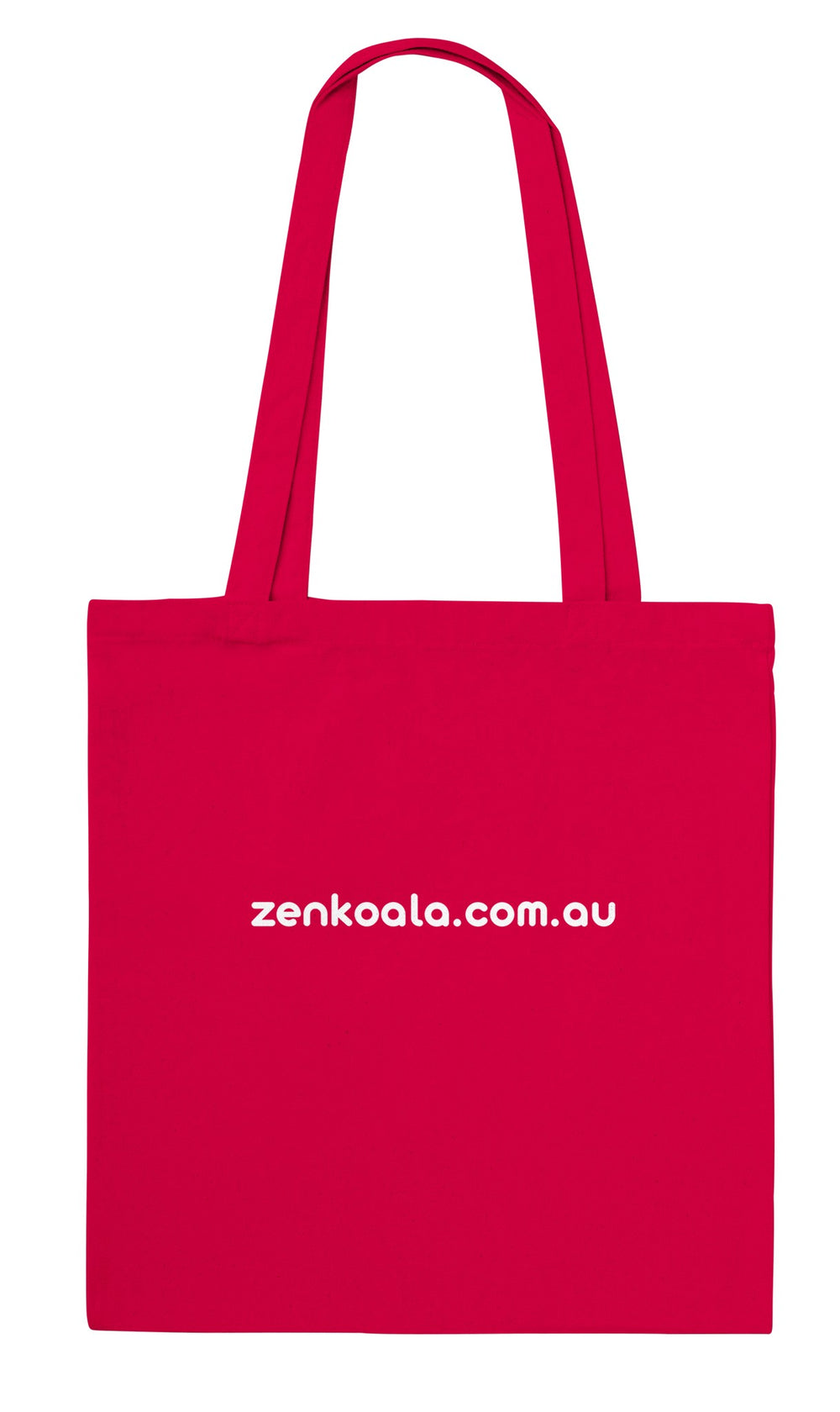 Back of the Long Lunches and Longer Naps tote bag: zenkoala.com.au, Zen Koala Australia