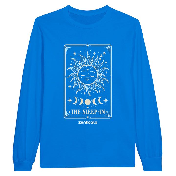 The Sleep-In feel-good long sleeve tee in royal, Zen Koala Australia