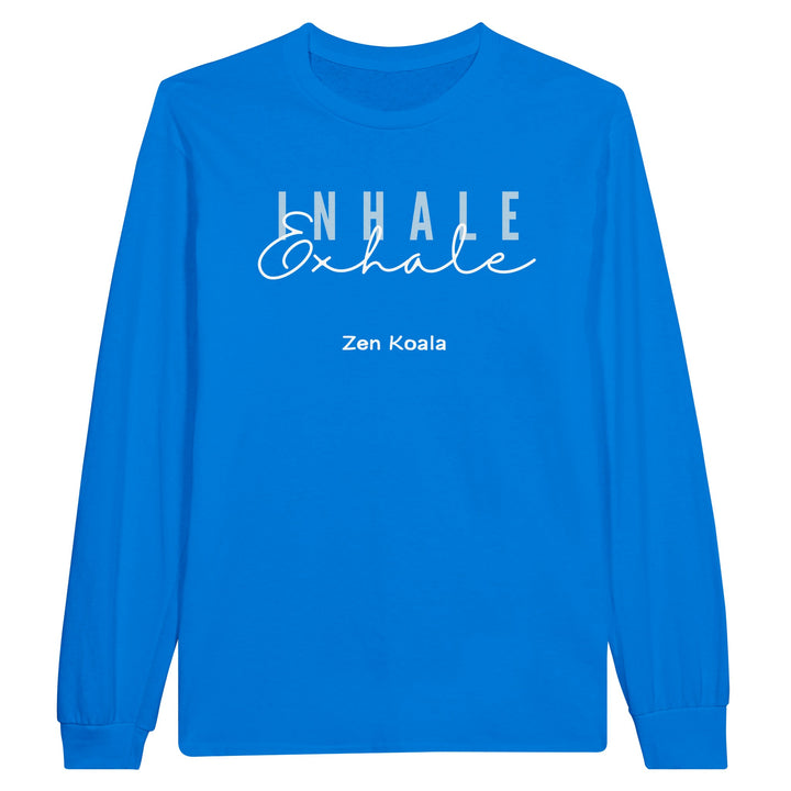 Exhale feel-good long sleeve tee — Zen Koala Australia