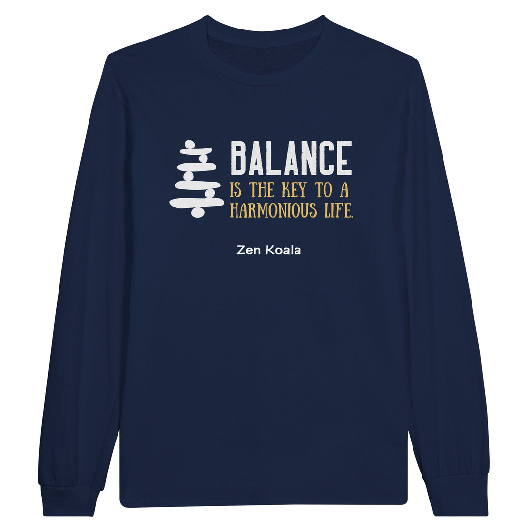Balance feel-good long sleeve tee — Zen Koala Australia