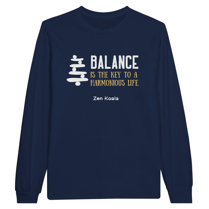 Balance feel-good long sleeve tee — Zen Koala Australia