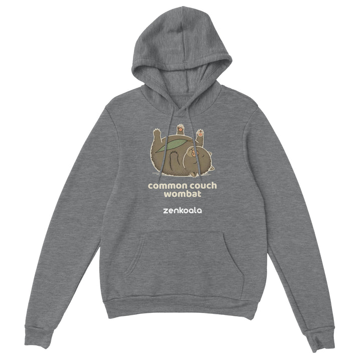 Common Couch Wombat feel-good hoodie in Sport Grey — Zen Koala Australia