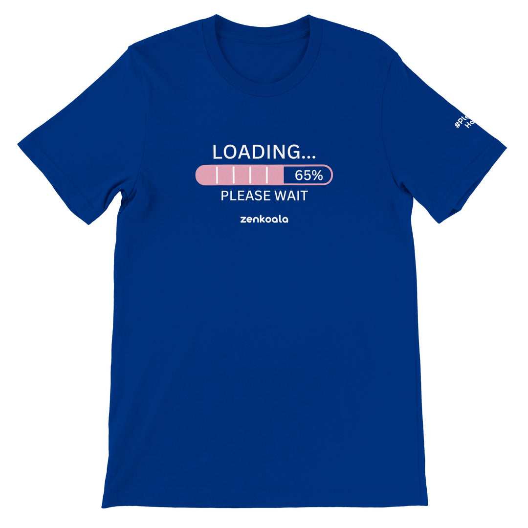 Loading feel-good tee in true royal, Zen Koala Australia