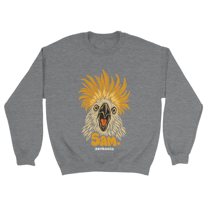 5am feel-good sweatshirt in sport grey, Zen Koala Australia