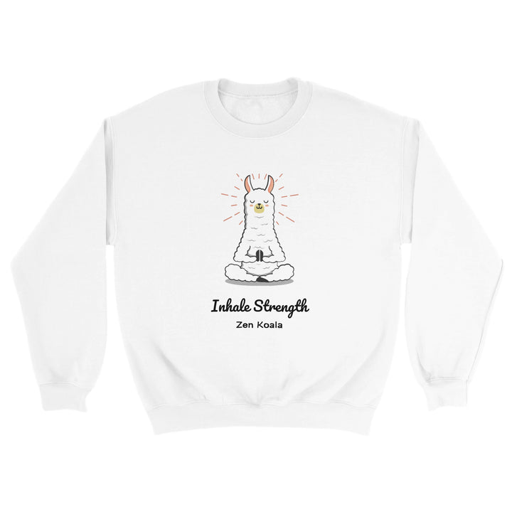 Breathe feel-good sweatshirt — slow down, Zen Koala Australia