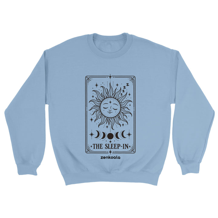 The Sleep-In feel-good sweatshirt in light blue, Zen Koala Australia