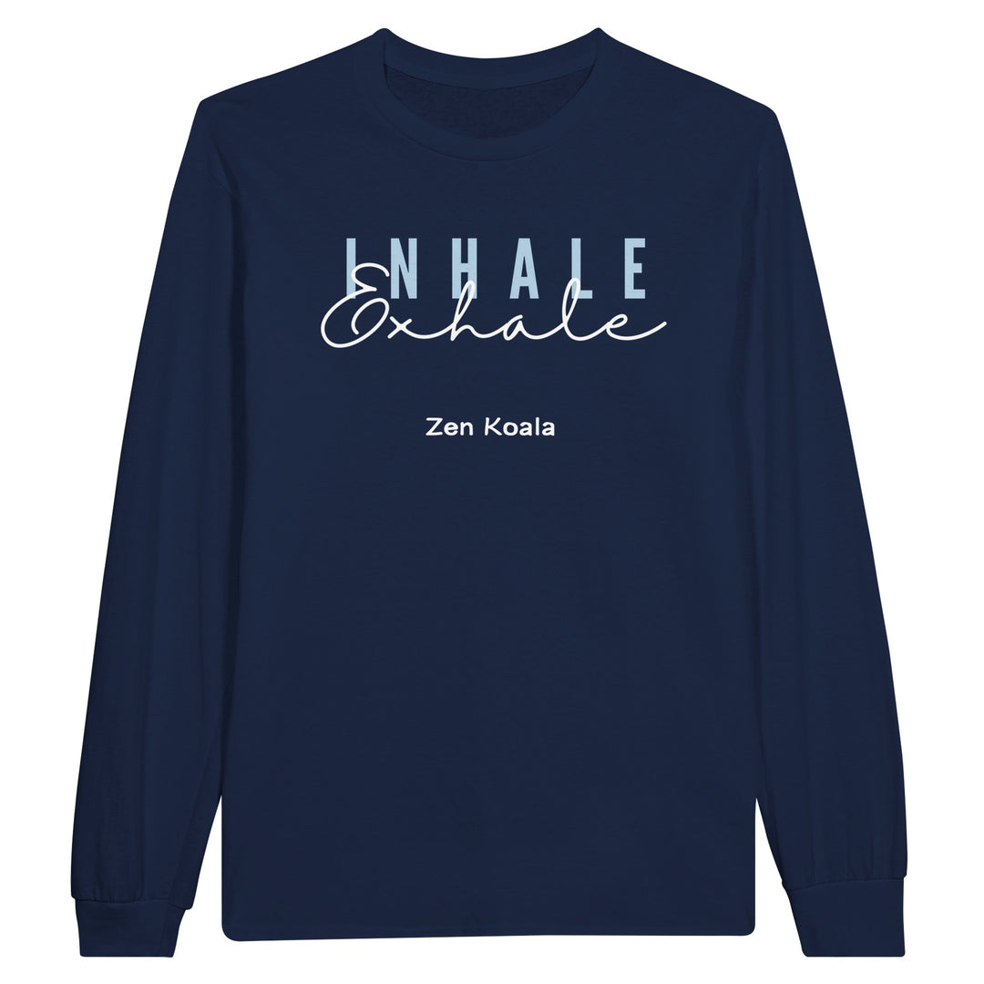 Exhale feel-good long sleeve tee — Zen Koala Australia