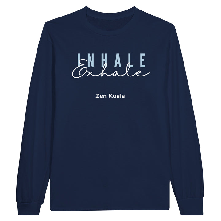 Exhale feel-good long sleeve tee — Zen Koala Australia
