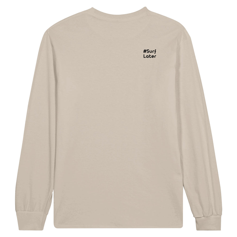 Back shoulder: #SurfLater, Zen Koala Australia feel-good clothing