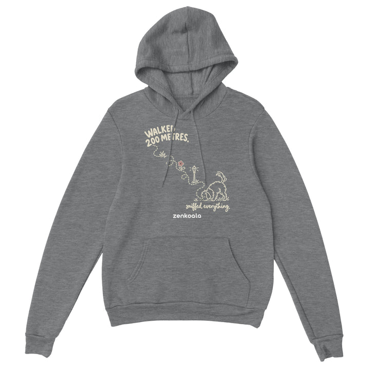 Sniffed Everything feel-good hoodie in sport grey, Zen Koala Australia