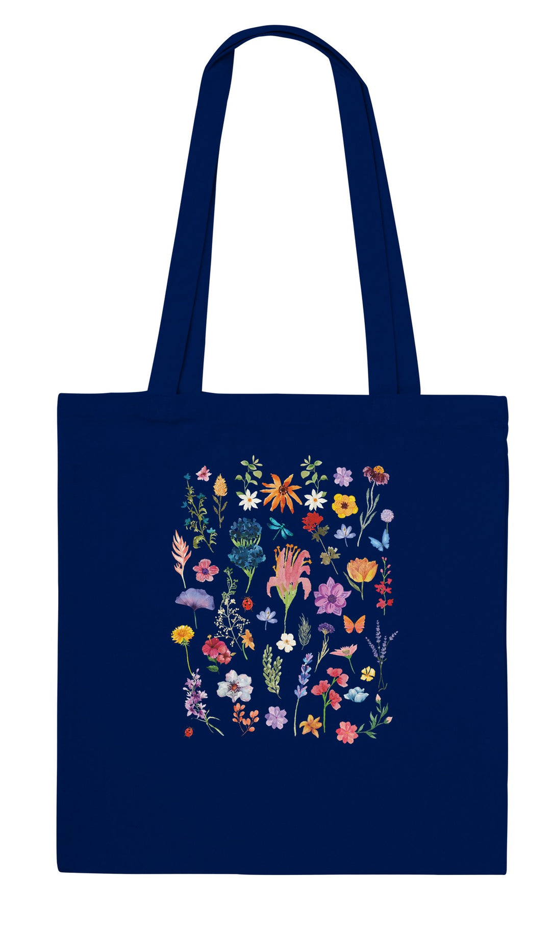 Stay Wild feel-good tote bag in navy, Zen Koala Australia