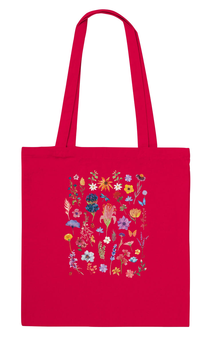 Stay Wild feel-good tote bag in red, Zen Koala Australia