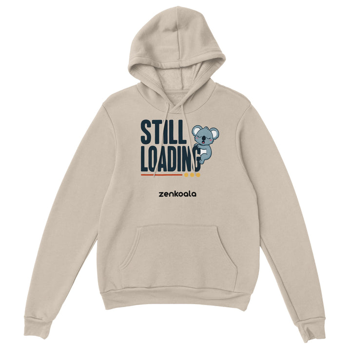 Still Loading Koala feel-good hoodie in Sand — Zen Koala Australia