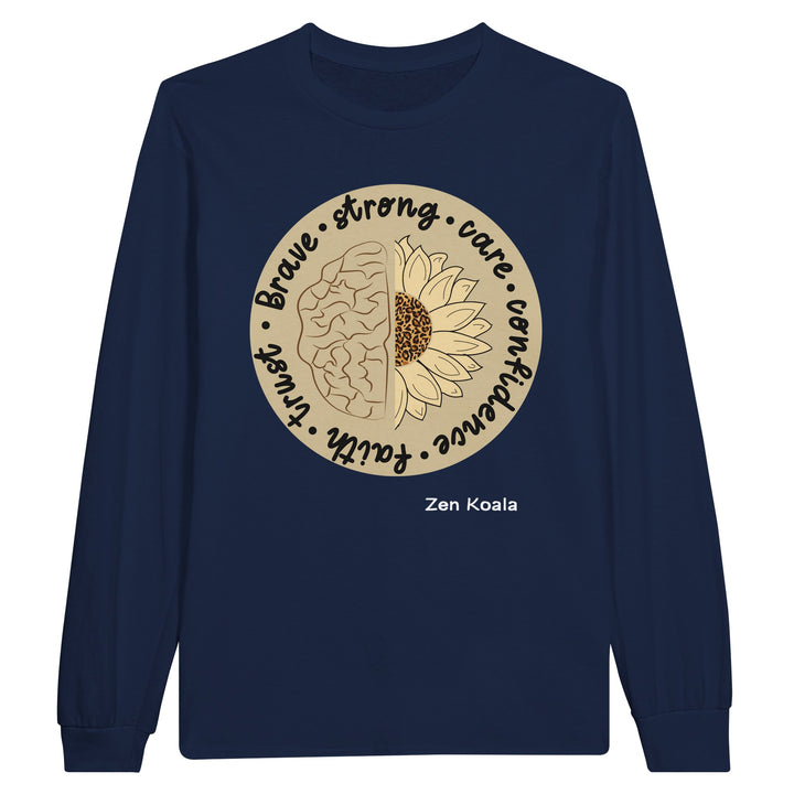 Be Brave feel-good long sleeve tee — Zen Koala Australia