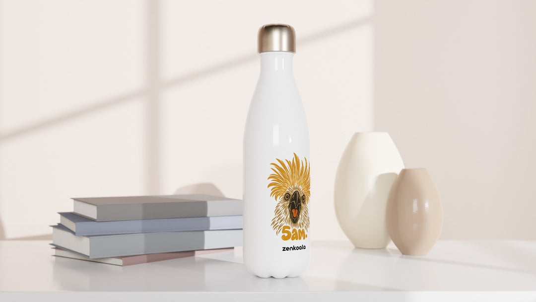 5am water bottle beside books and vases, Zen Koala Australia