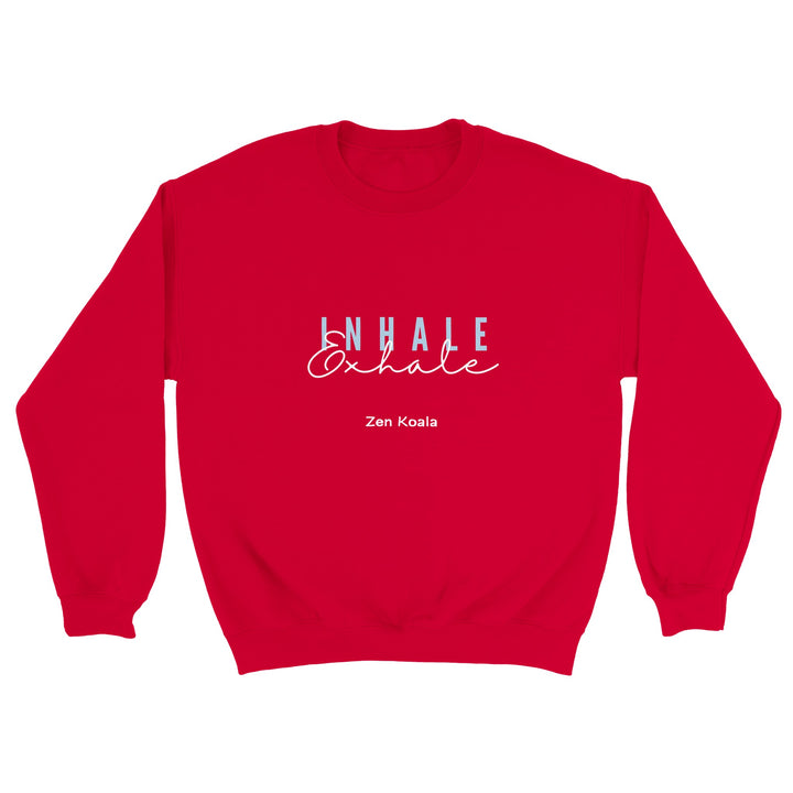 Exhale feel-good sweatshirt — Zen Koala Australia