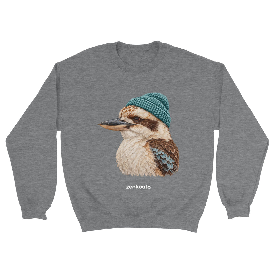 Kookaburra Beanie feel-good sweatshirt in sport grey, Zen Koala Australia