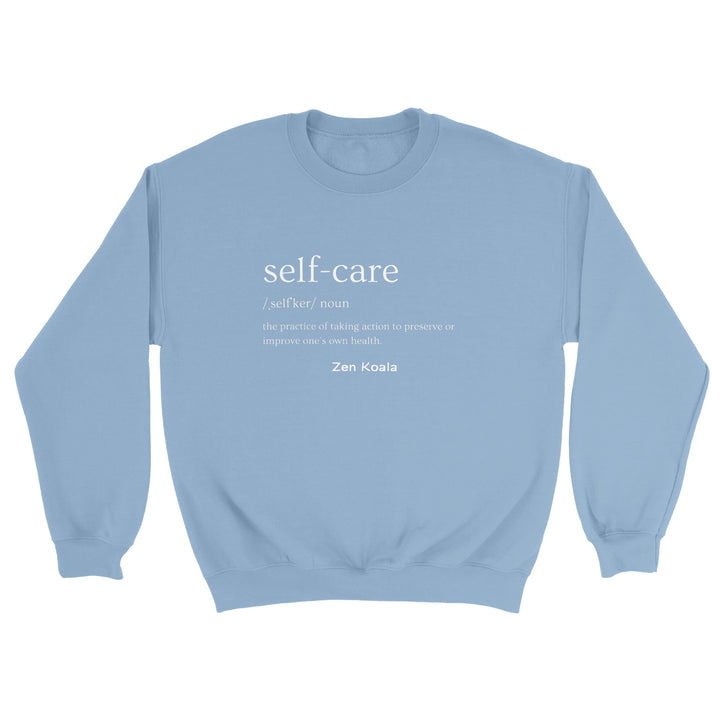 Self Care feel-good sweatshirt — Zen Koala Australia