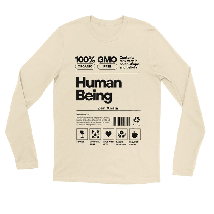 Human Being - T-Shirt - Long Sleeve