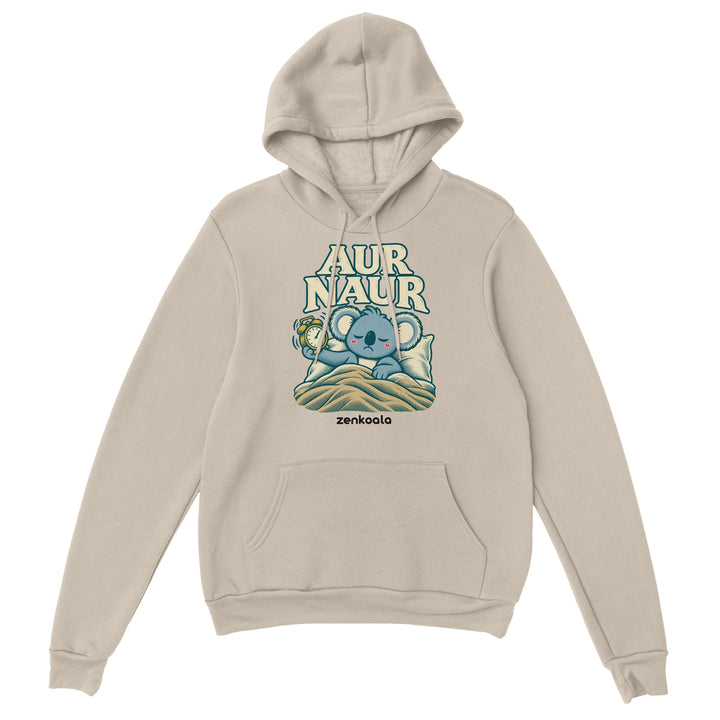 Aur Naur feel-good hoodie in sand, Zen Koala Australia