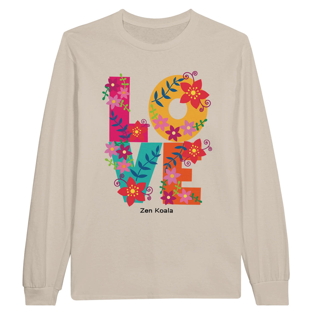 Love feel-good long sleeve tee — Zen Koala Australia