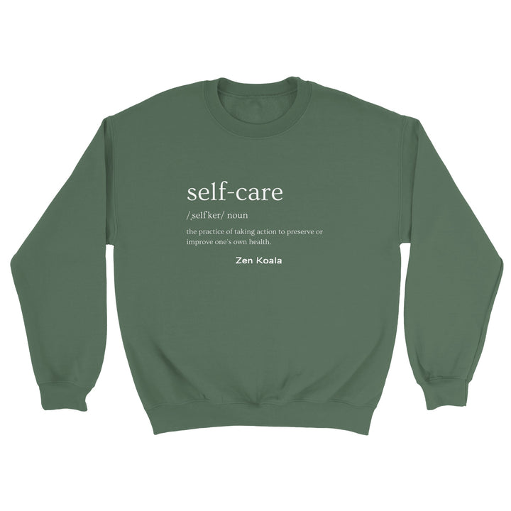 Self Care feel-good sweatshirt — Zen Koala Australia