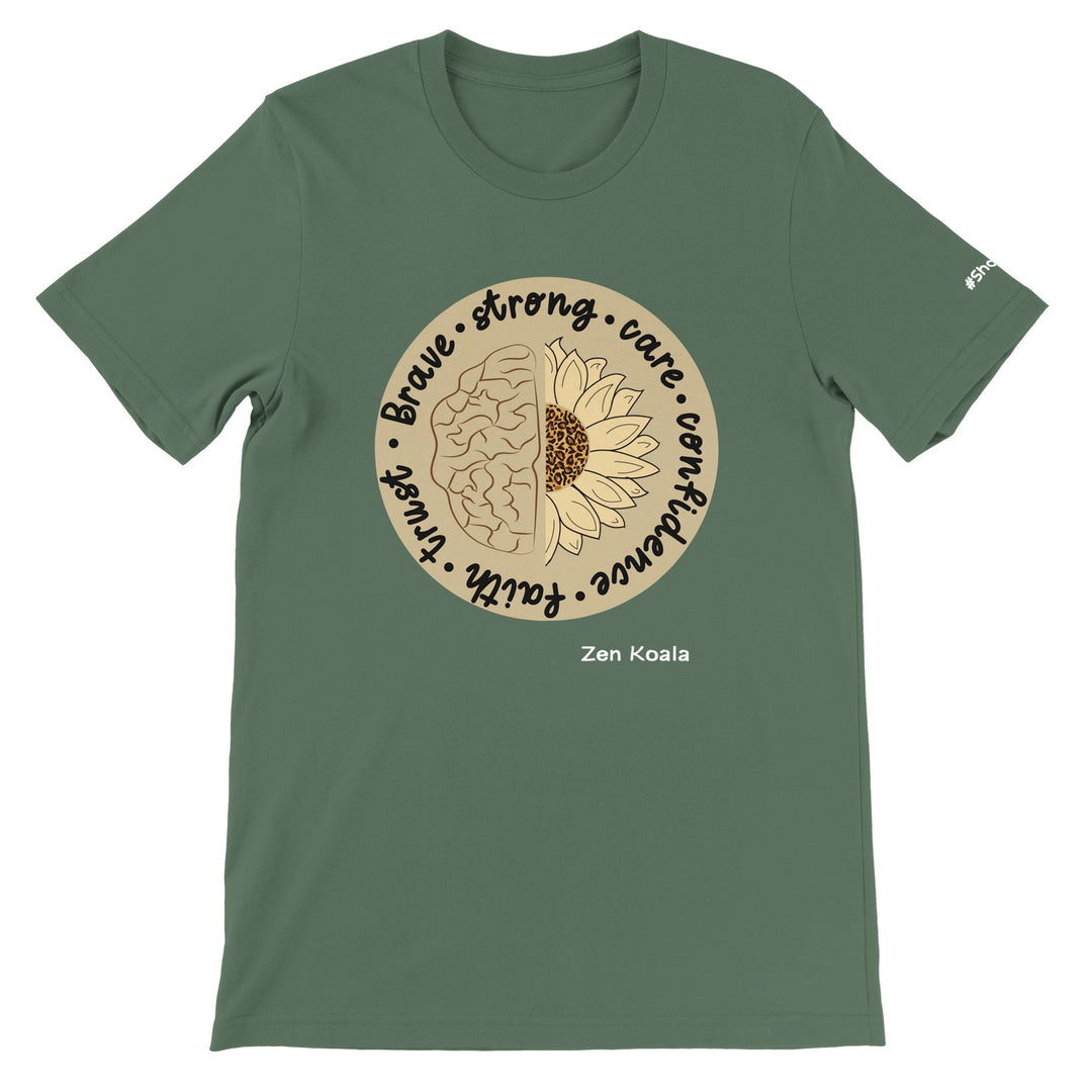 Be Brave feel-good tee — Zen Koala Australia