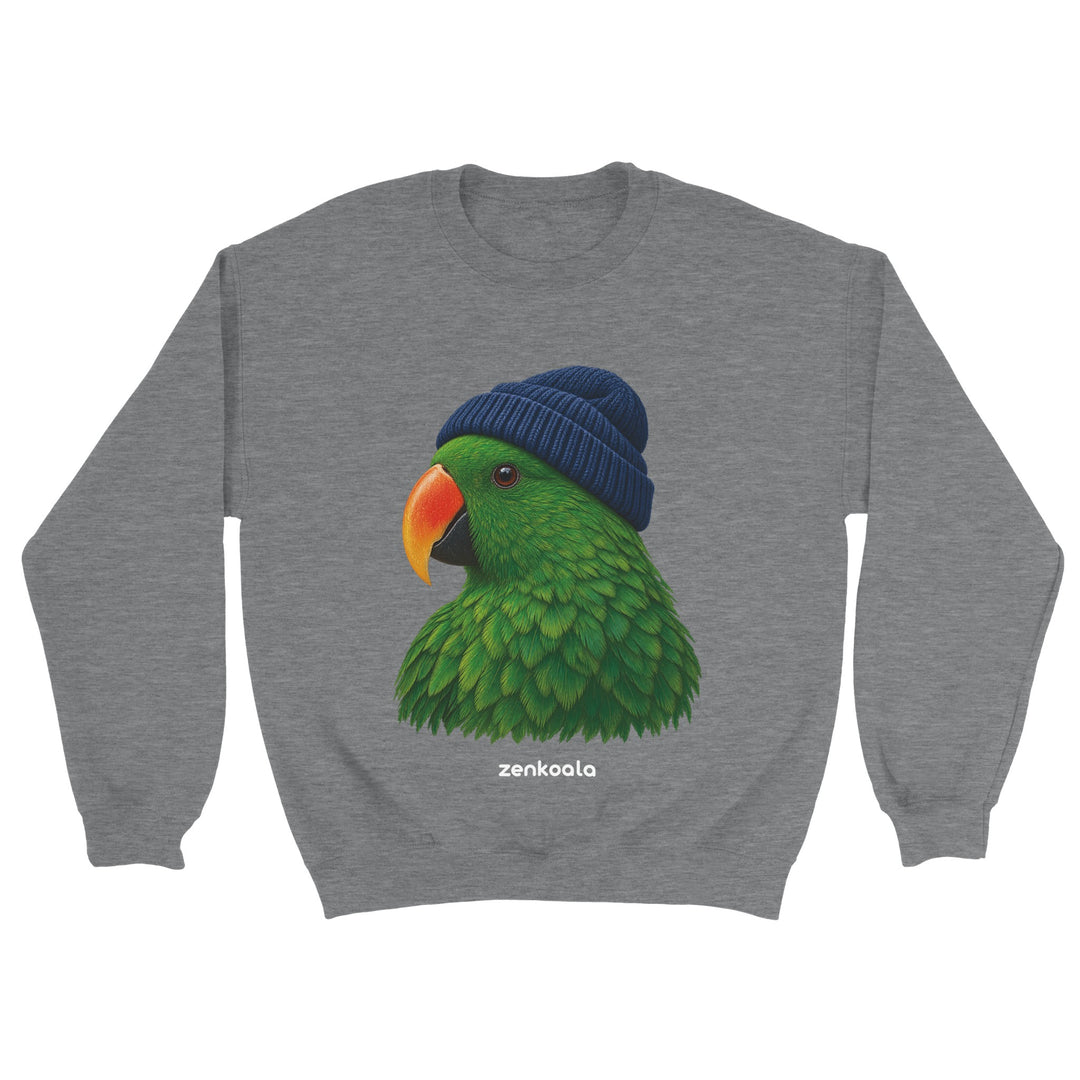 Parrot Beanie feel-good sweatshirt in sport grey, Zen Koala Australia