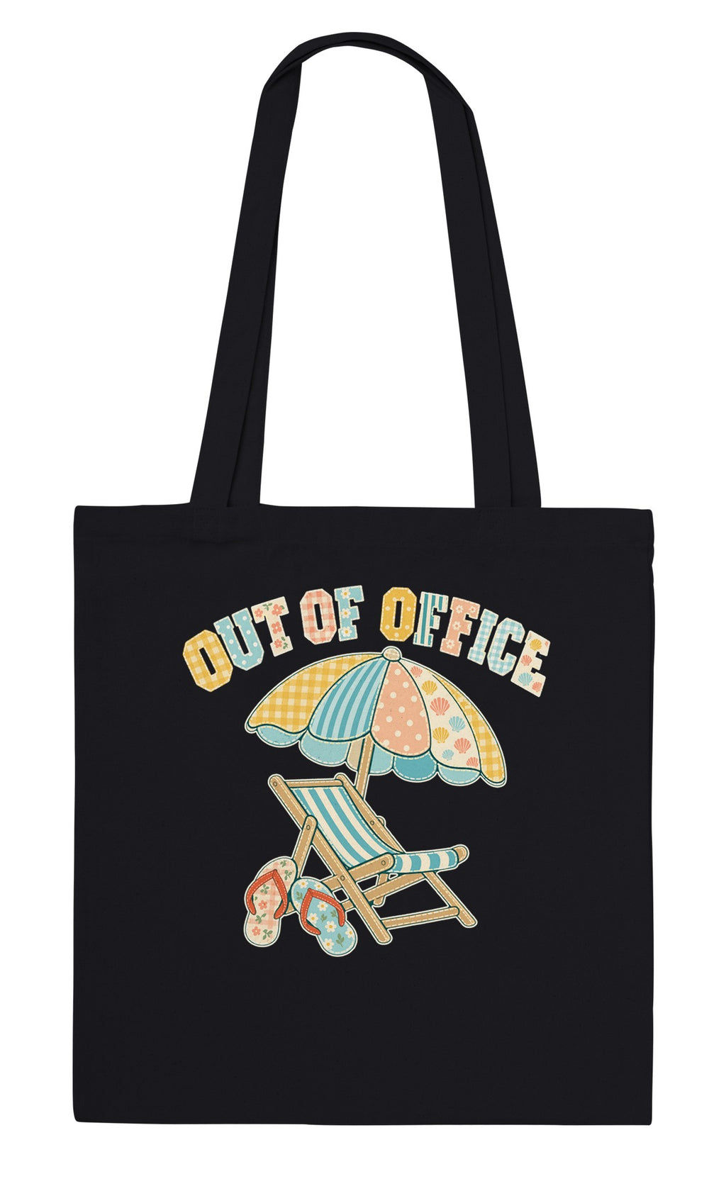 Back of the Out of Office Beach tote bag: zenkoala.com.au, Zen Koala Australia