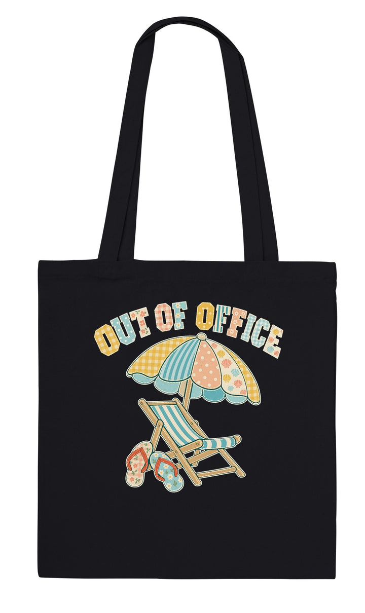 Back of the Out of Office Beach tote bag: zenkoala.com.au, Zen Koala Australia