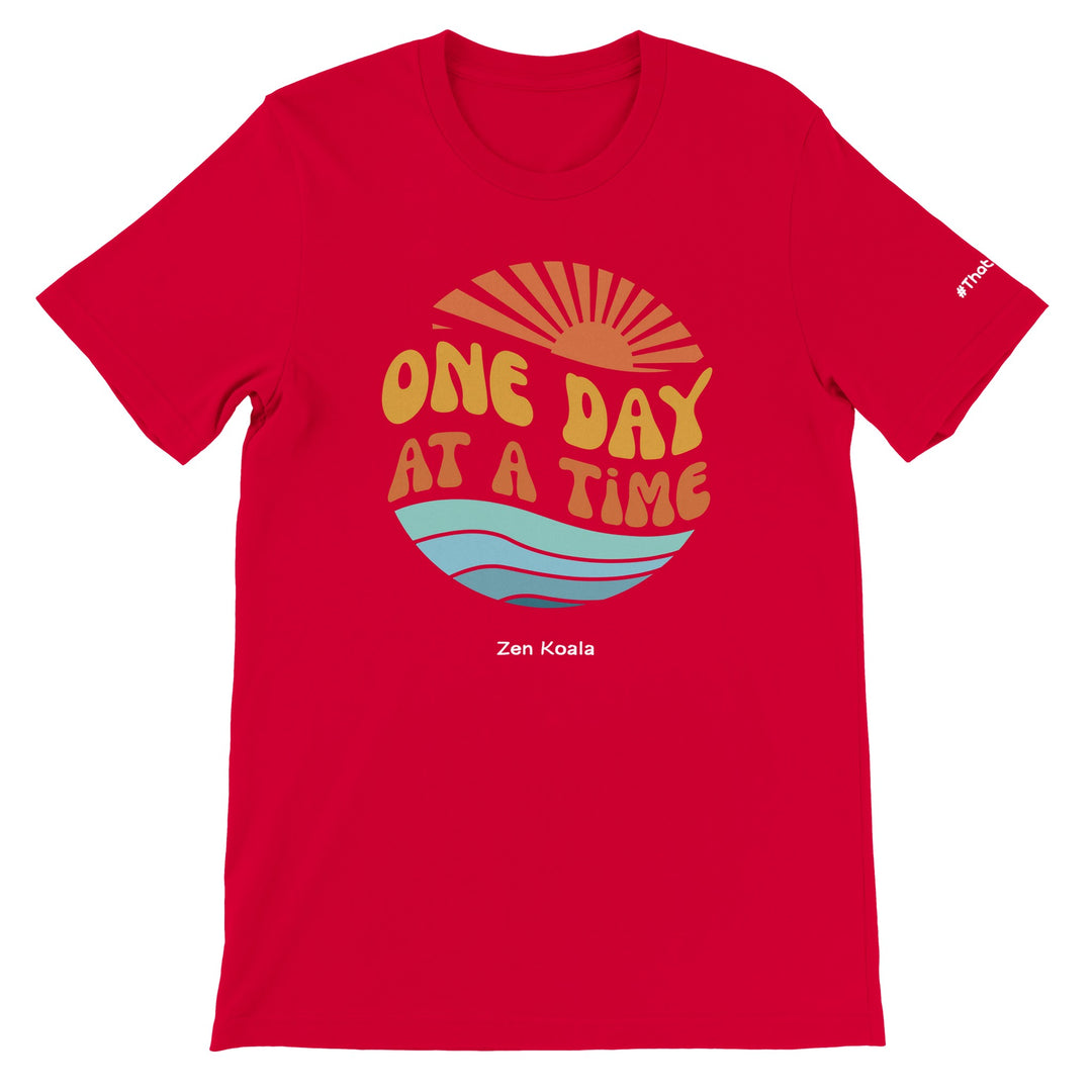 One Day at a Time feel-good tee — Zen Koala Australia