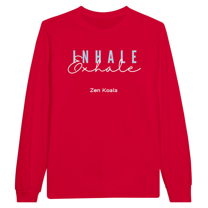 Exhale feel-good long sleeve tee — Zen Koala Australia