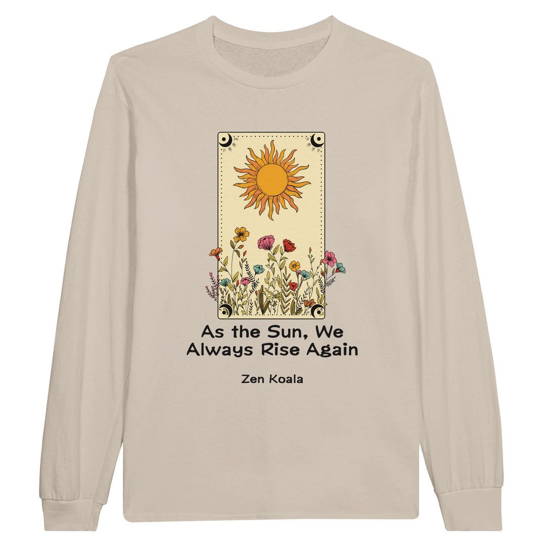 As The Sun feel-good long sleeve tee — Zen Koala Australia