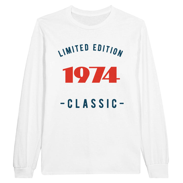 Classic Year Customised personalised feel-good long sleeve tee — add the year that mattered, Zen Koala Australia