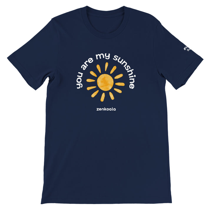 You Are My Sunshine feel-good tee in navy, Zen Koala Australia