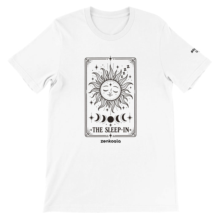 The Sleep-In feel-good tee in white, Zen Koala Australia