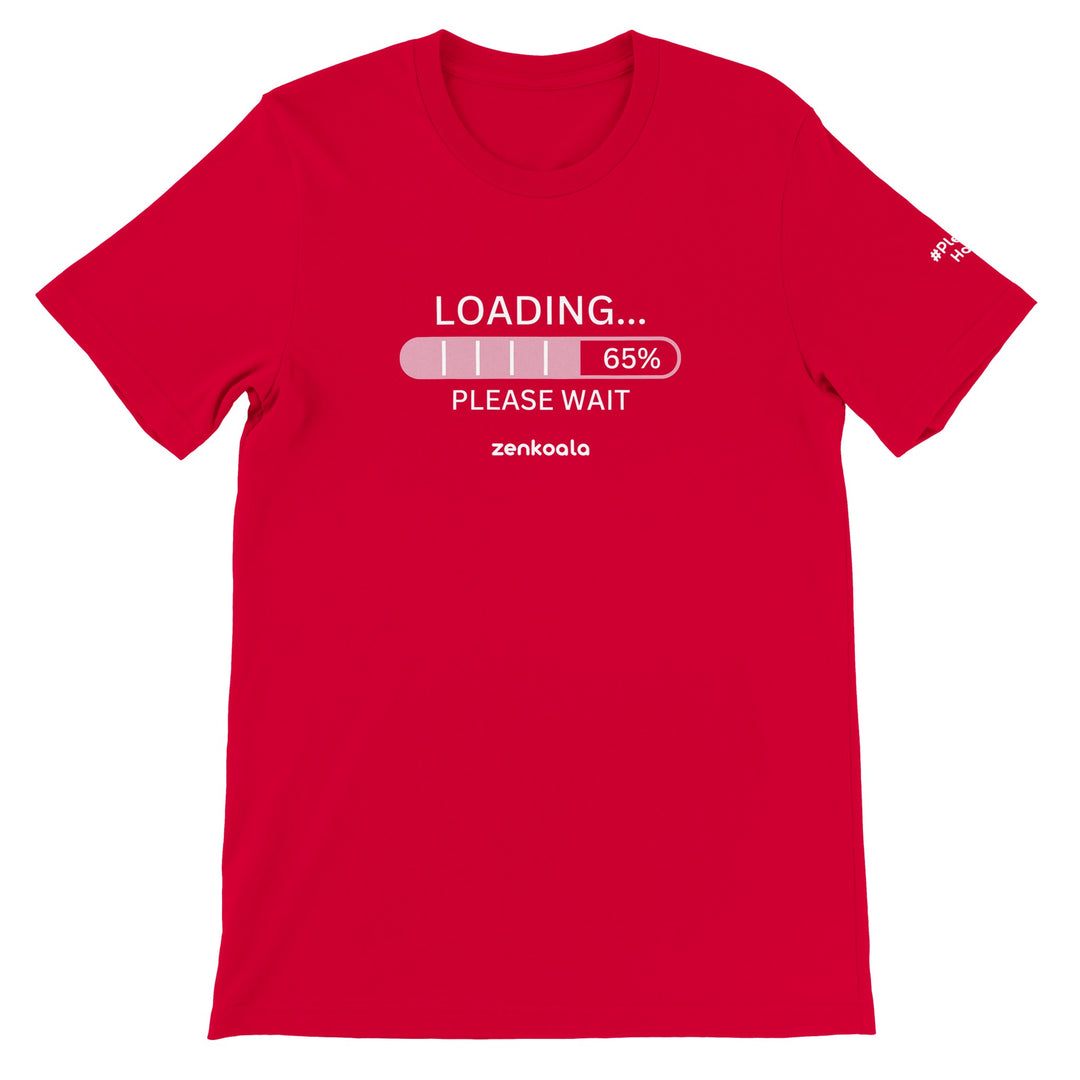 Loading feel-good tee in red, Zen Koala Australia