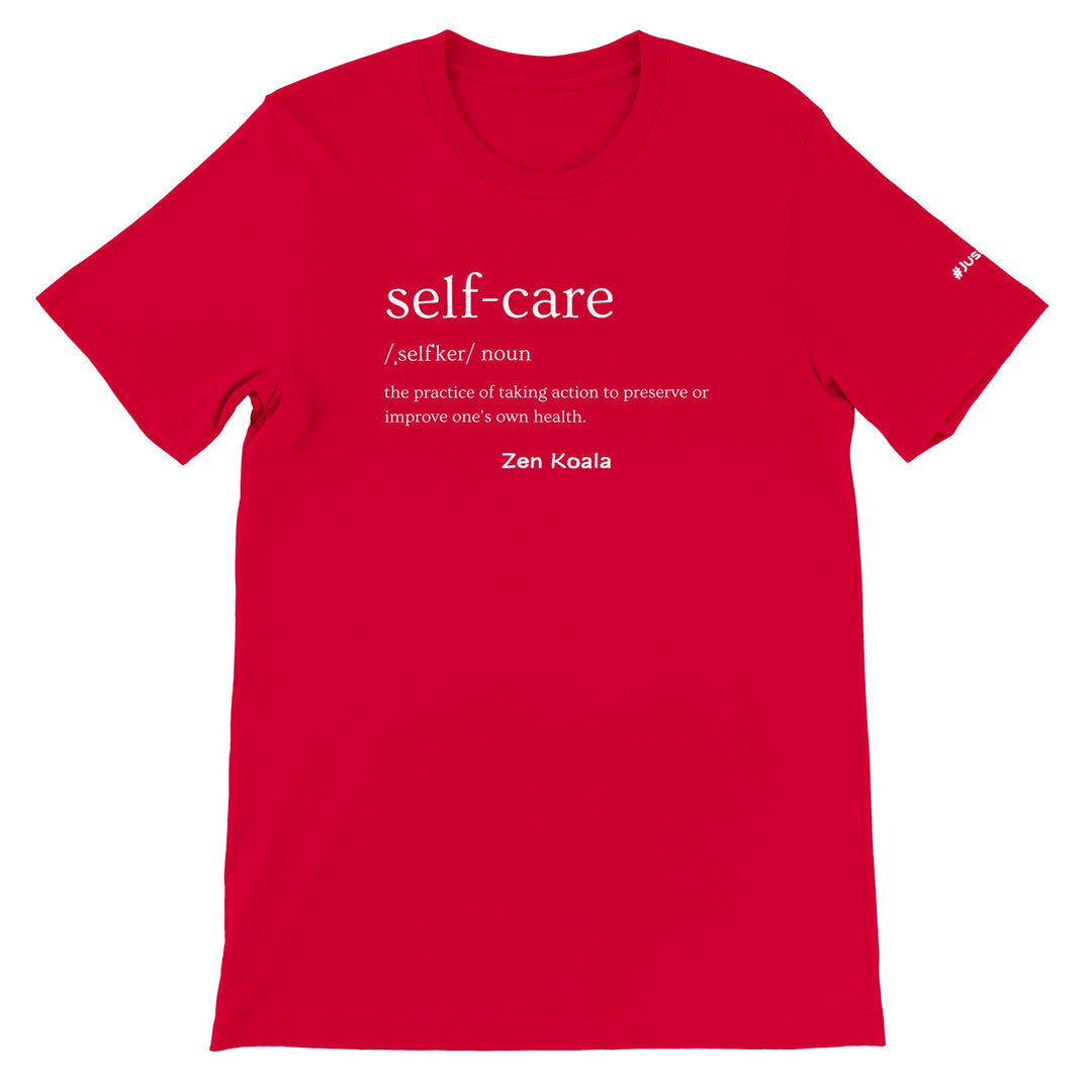 Self Care feel-good tee — Zen Koala Australia