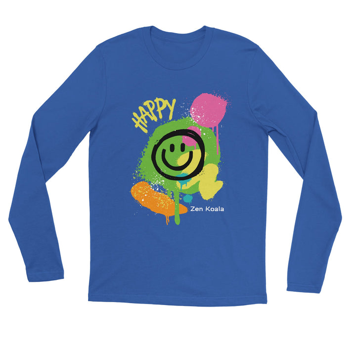 Happy - T-Shirt - Long Sleeve