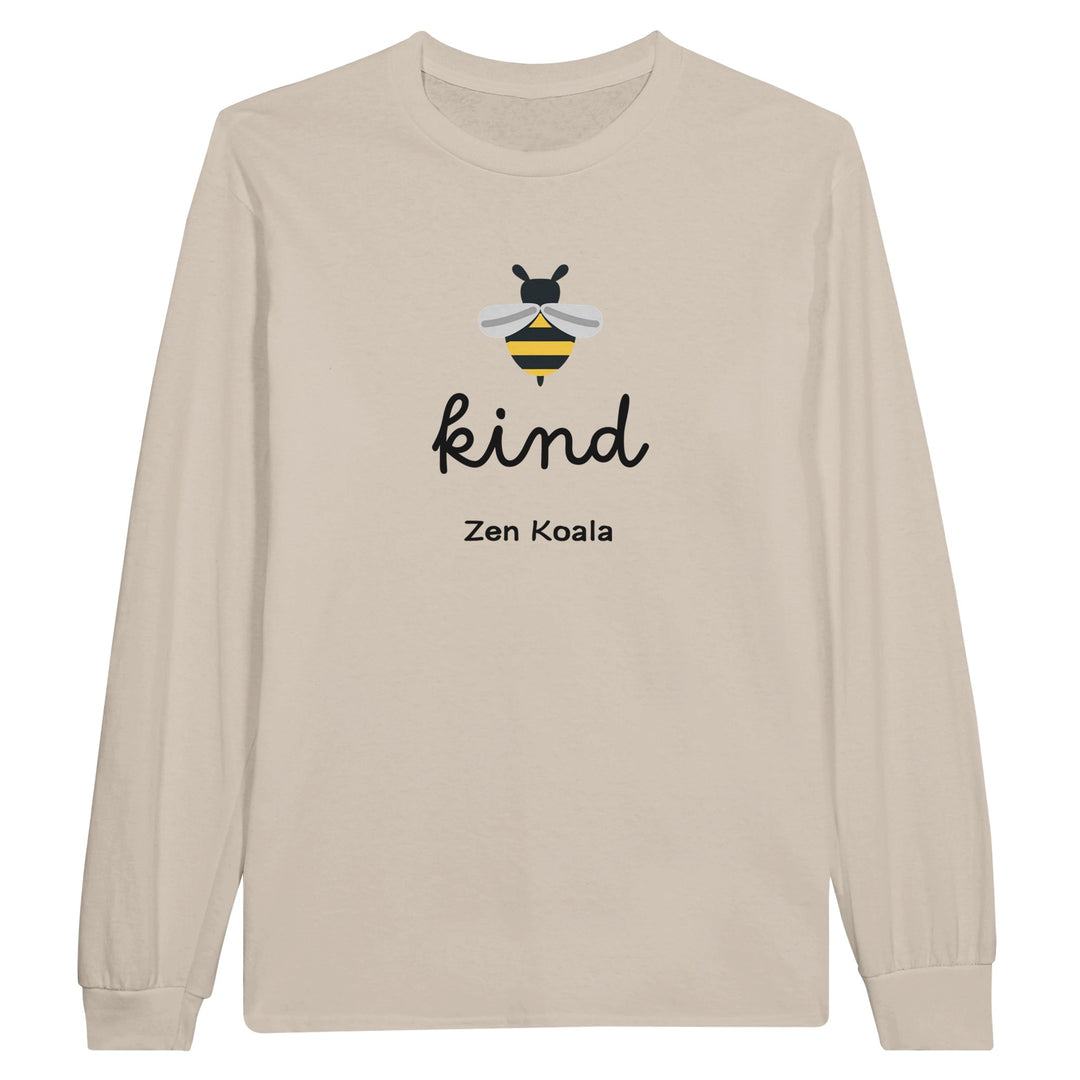 Bee Kind feel-good long sleeve tee — Zen Koala Australia