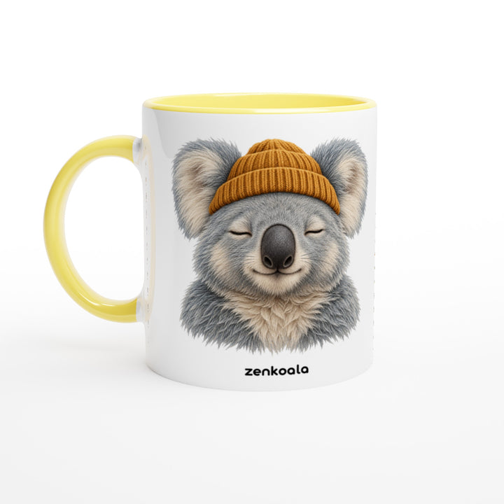 Koala Beanie feel-good mug: a koala in a beanie, Zen Koala Australia
