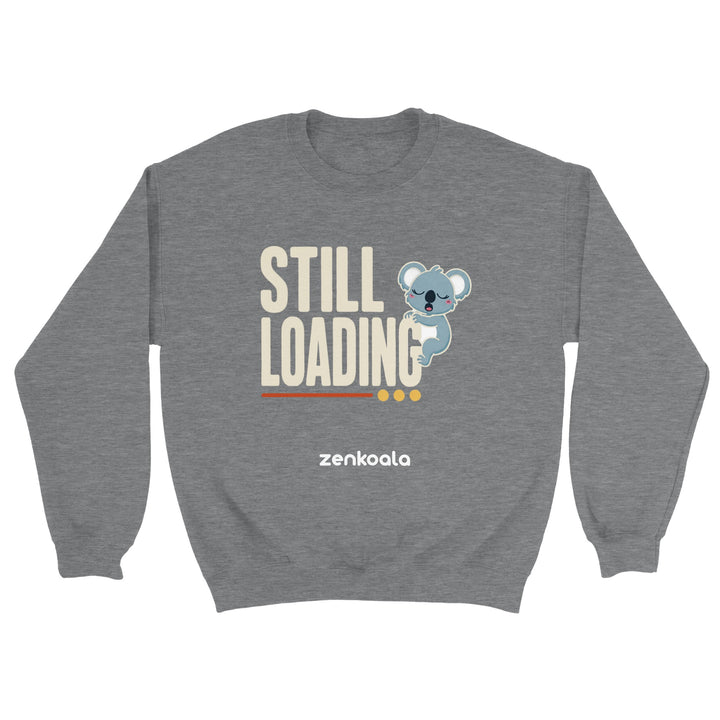 Still Loading Koala feel-good sweatshirt in sport grey — Zen Koala Australia