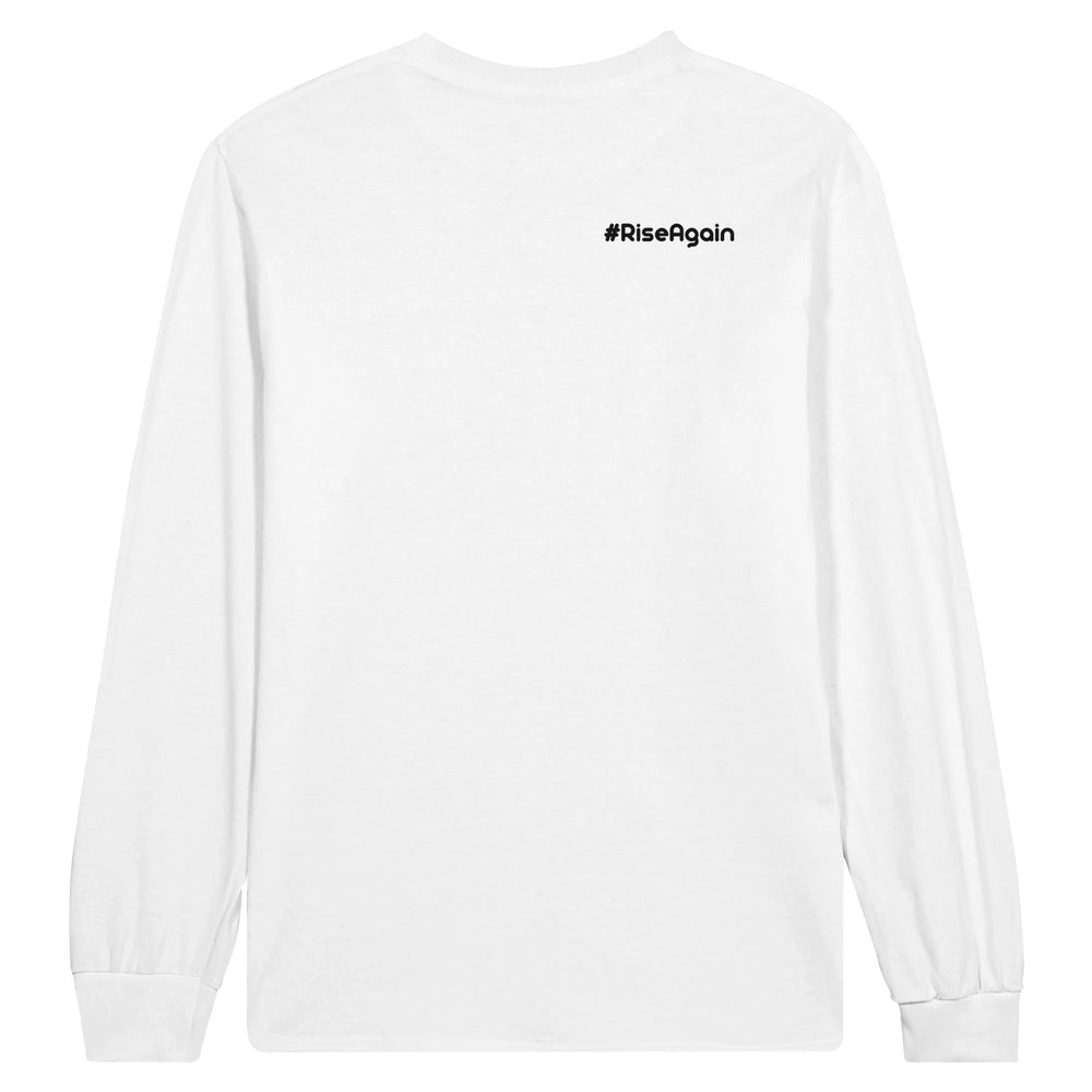 Back shoulder: #RiseAgain — Zen Koala Australia feel-good clothing