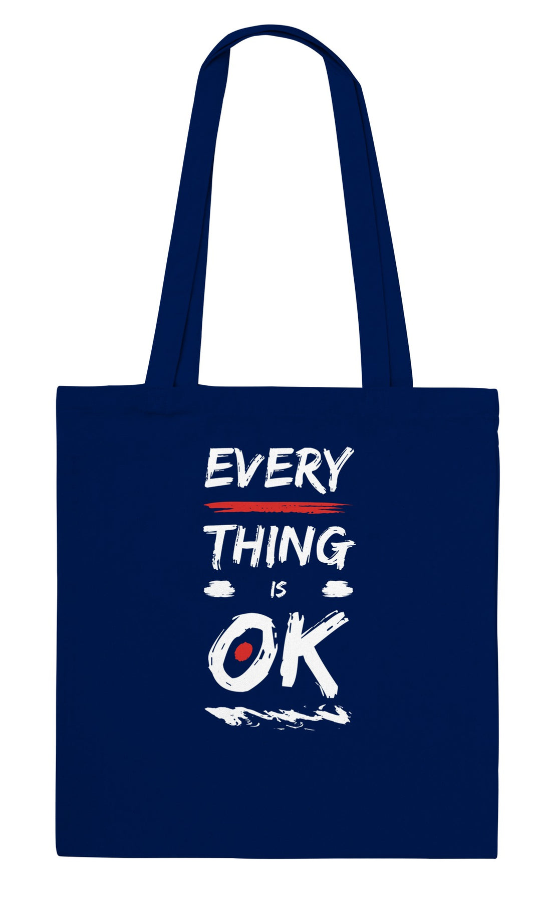 Everything is OK feel-good tote bag in navy, Zen Koala Australia