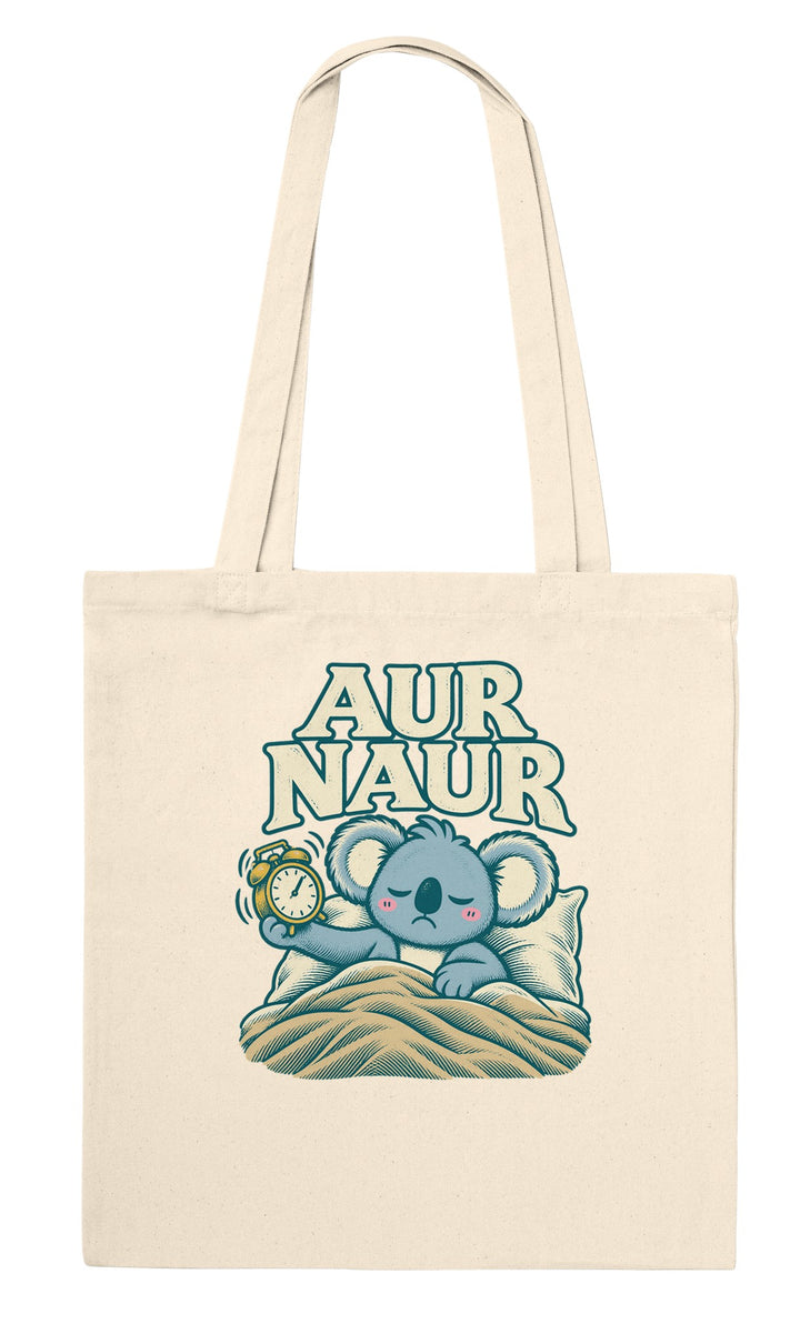Aur Naur feel-good tote bag in natural, Zen Koala Australia