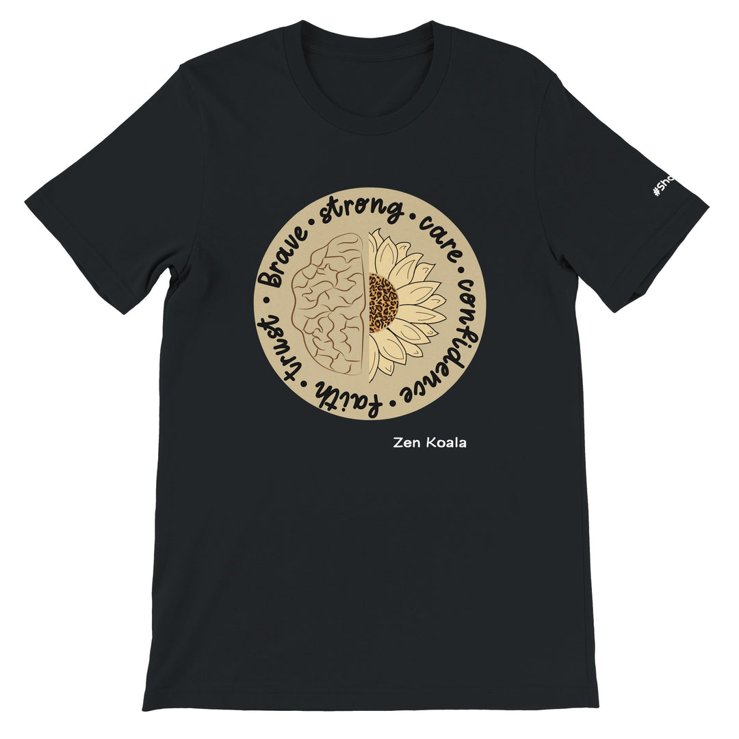 Be Brave feel-good tee — Zen Koala Australia