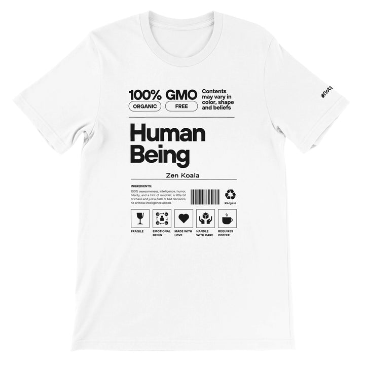 Human Being feel-good tee — you&