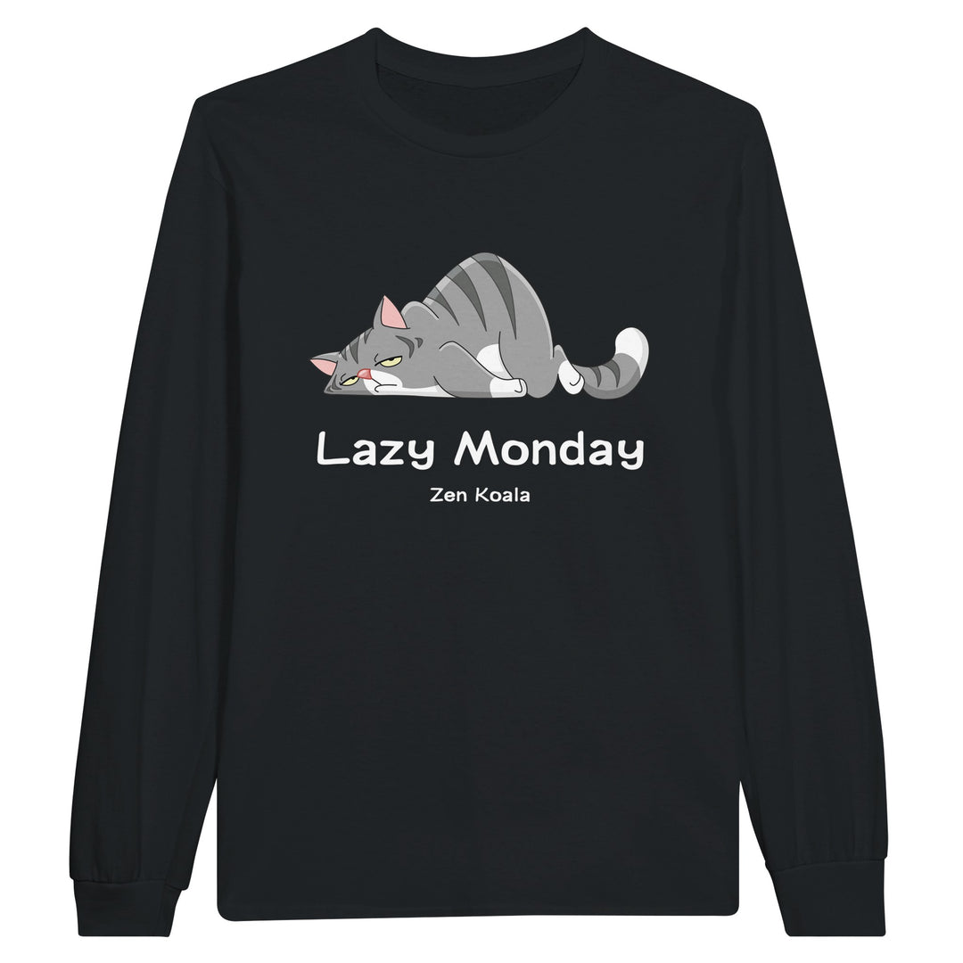 Lazy Monday feel-good long sleeve tee — Zen Koala Australia